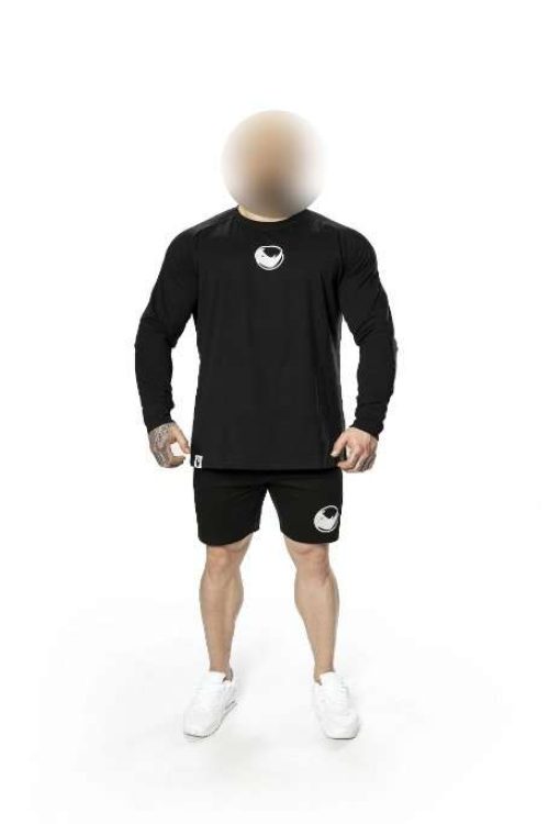 Long Sleeve Performance Tee – Black