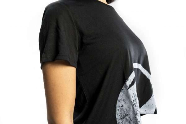 Crop Top Shirt - Black - immagine 3