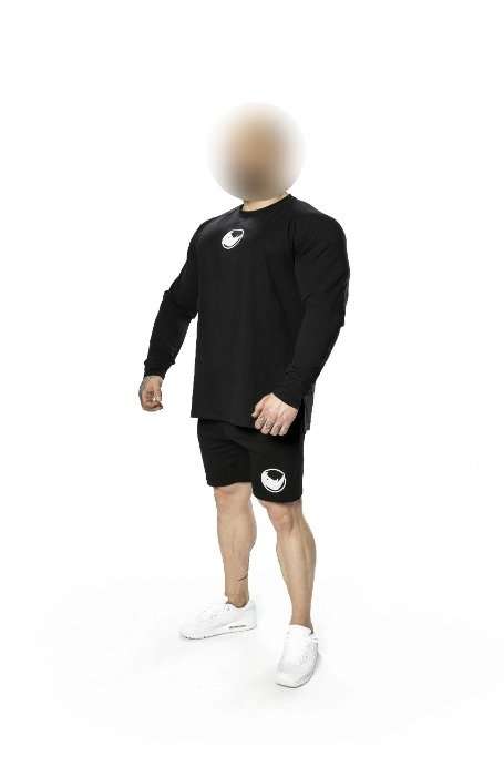 Long Sleeve Performance Tee - Black - immagine 2