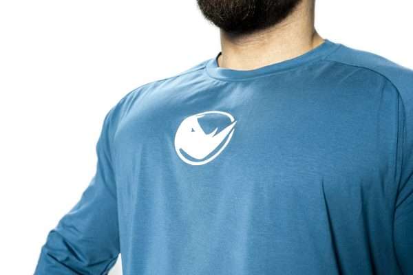Long Sleeve Performance Tee - Blue - immagine 3