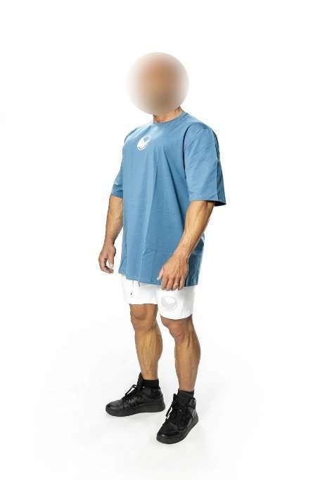 Short Sleeve Performance Tee - Blue - immagine 2