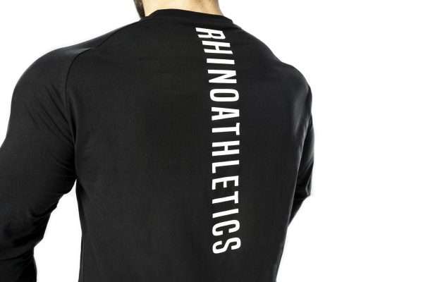 Long Sleeve Performance Tee - Black - immagine 4