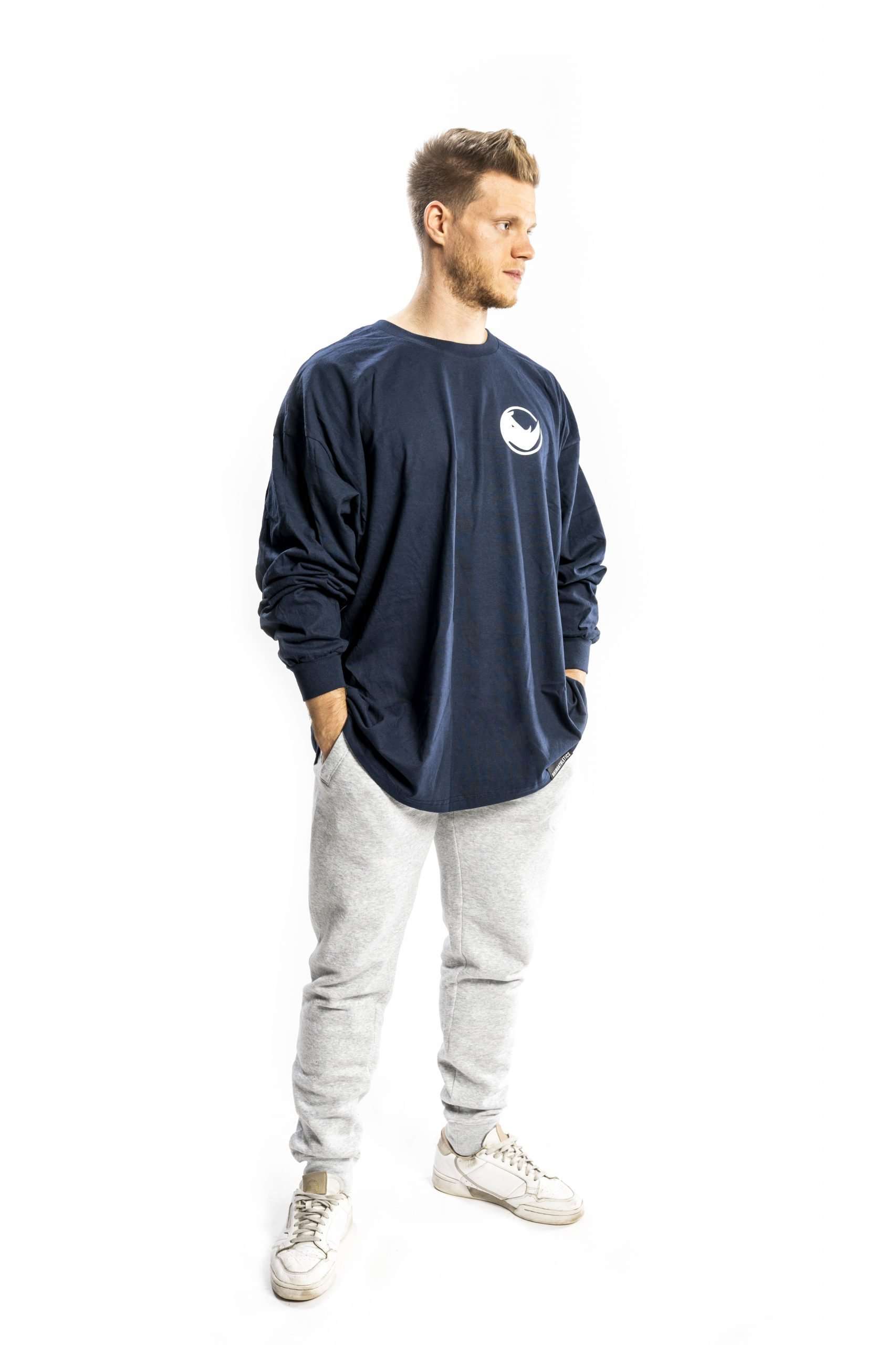 Long Sleeve Tee – Navy